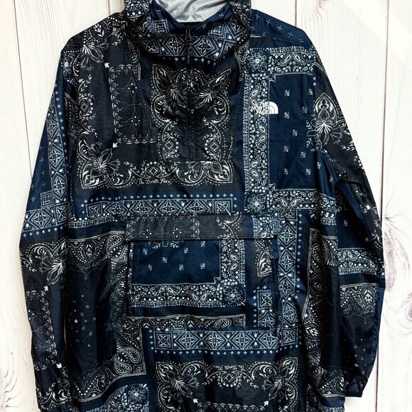 The North Face Fanorak Windbreaker Bandana Print – Blue – L - Picture 1 of 13